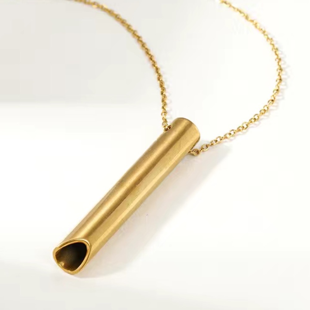Anxiety Breathing Meditation Mindfulness Necklace